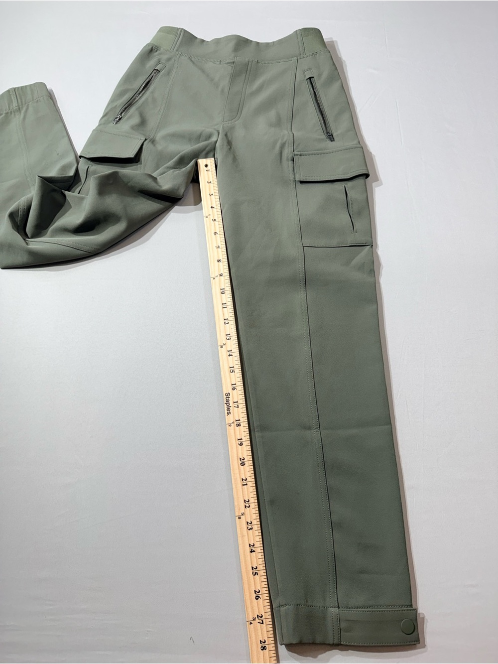 Athleta Endless High Rise Cargo pants sage green - Picture 5 of 7